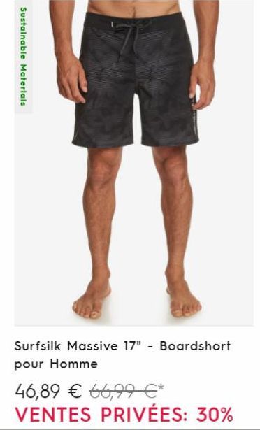 Sustainable Materials  Surfsilk Massive 17" - Boardshort pour Homme  46,89 € 66,99 €*  VENTES PRIVÉES: 30% 