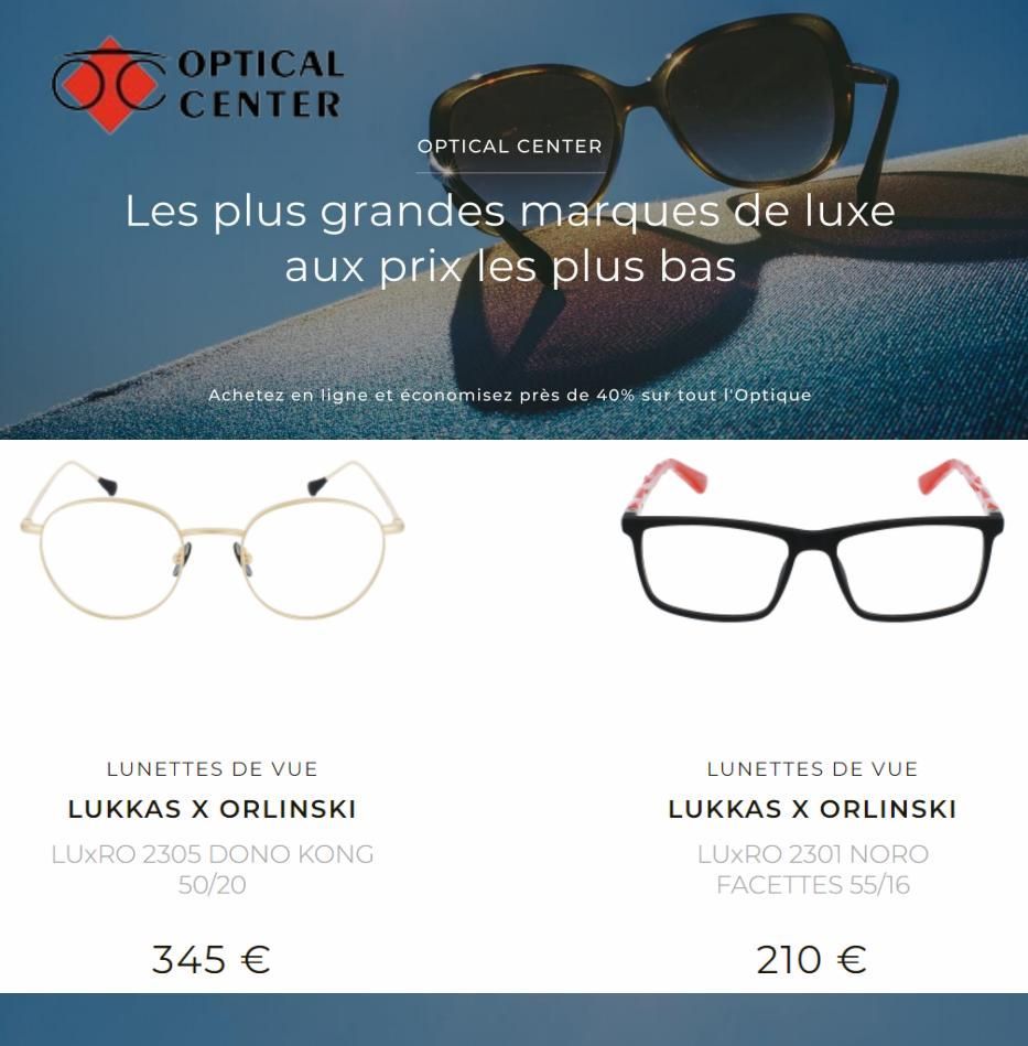 Produit Optical Center