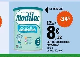 lait de croissance 