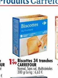 biscottes Carrefour