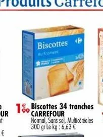 biscottes carrefour