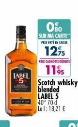 whisky Label 5