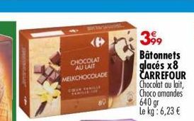 chocolat au lait Carrefour