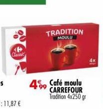 café moulu Carrefour