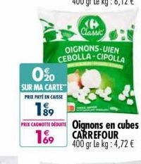 oignons Carrefour