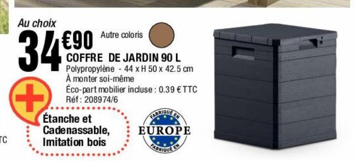 coffre de jardin 902L