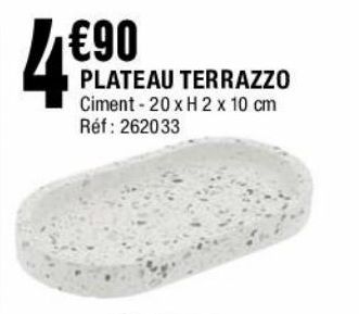 plateau terrazzo