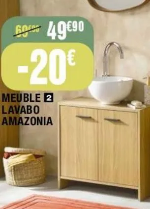meuble lavabo amazonia