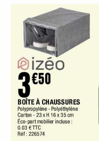 boîtes à chaussures