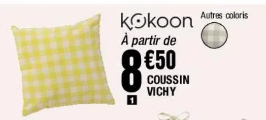 coussin vichy