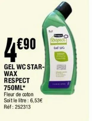 gel wc star-wax respect 750ml