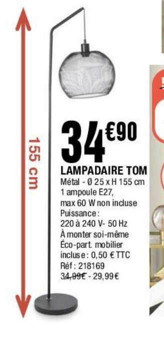 lampadaire Tom