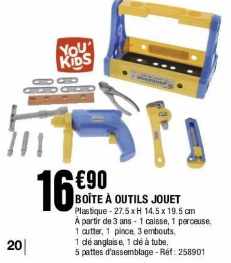 boîte à outils jouet