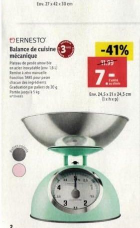 balance de cuisine 