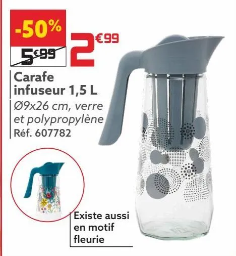 carafe infuseur 1.5l