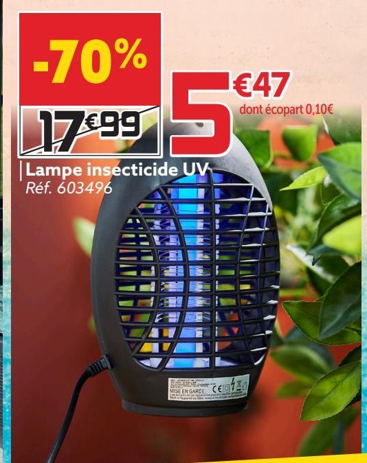 Lampe insecticide UV