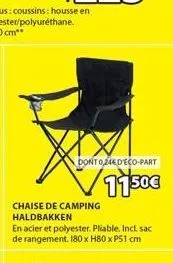 chaise de camping 