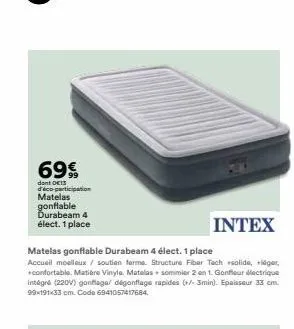 matelas gonflable intex