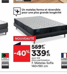 matelas sofia