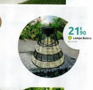 21⁹0  lampe bolero 