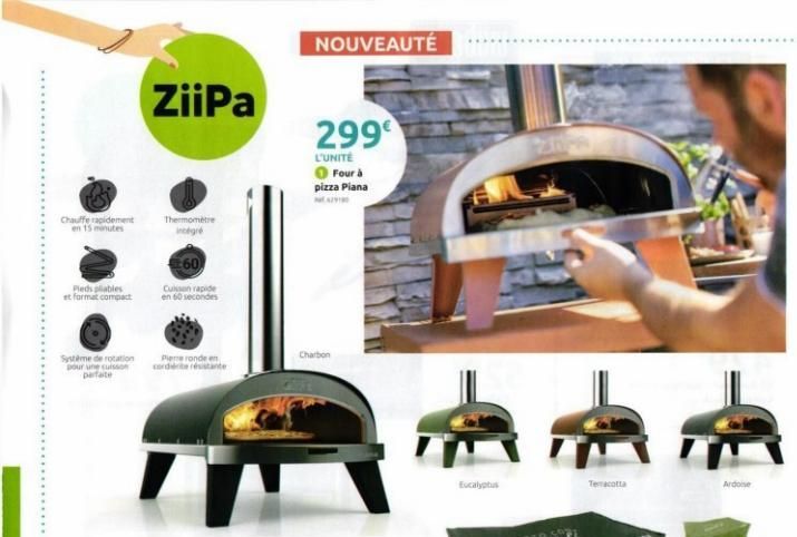 Chauffe rapidement en 15 minutes  Pieds pliables et format compact  Système de rotation pour une cuisson  parfaite  ZiiPa  Thermomètre intégré  60  KUNA CA ĐƯỢC en 60 secondes  Plene ronde en cordite 