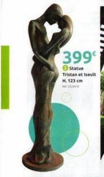 399€  Statue Tristan et Iseult H. 123 cm 