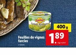 SUNTAT Gefulle Weinbauer  400 g  Fertilitets de vignes 189  farcies  24 