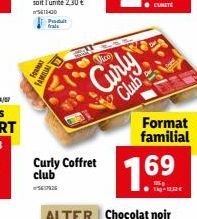 FORMAT  AMILIAS  Curly Coffret club  Curly  Club  Format familial  169  T-12:52€ 