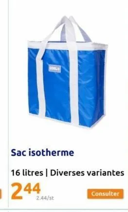 sac isotherme 