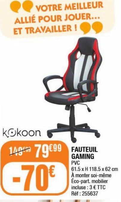 fauteuil gaming