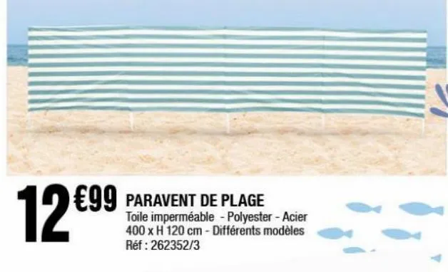 paravent de plage