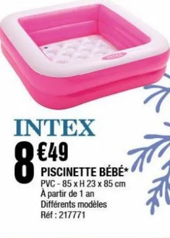 piscinette bébé