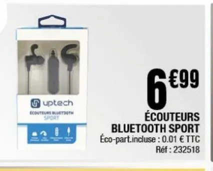 écouteurs bluetooth sport