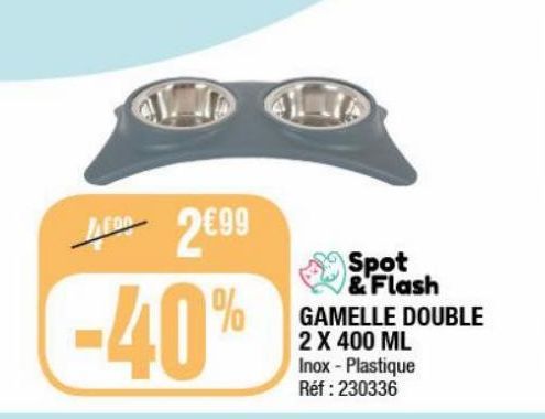 gamelle double 2 x 400 ml