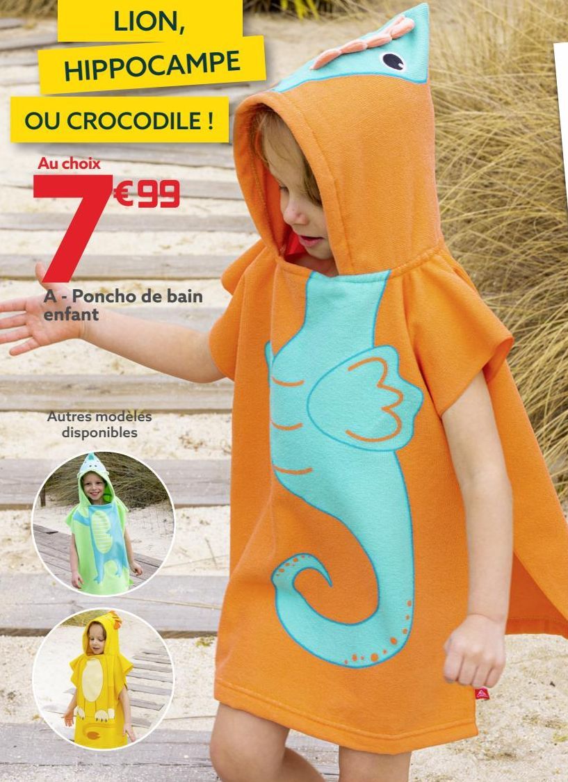 Poncho de bain enfant 