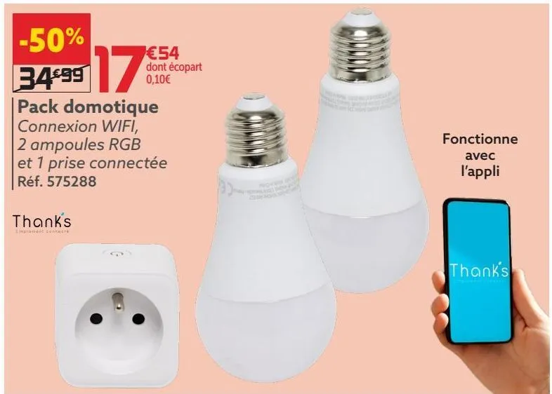 Promo Caméra Connectée Wifi chez Gifi