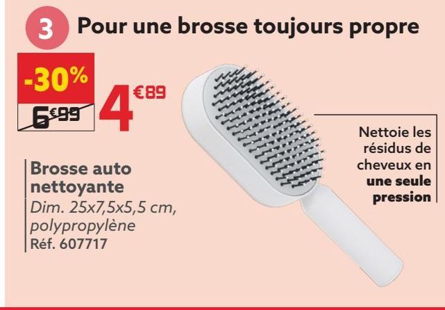 brosse auto nettoyante