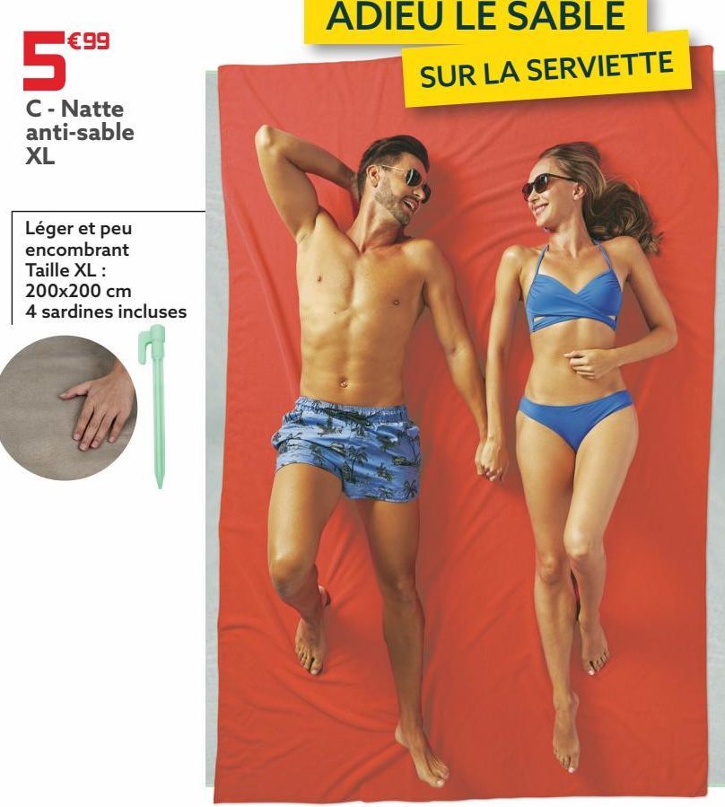 Natte anti-sable XL 