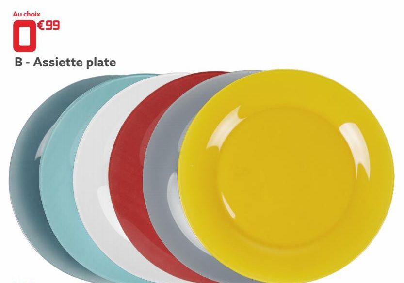 Assiette plate