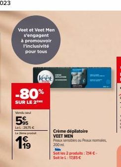 crème dépilatoire Veet