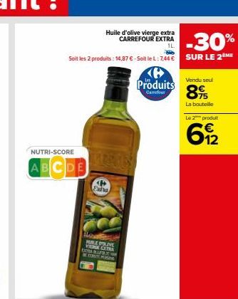 huile d'olive vierge Carrefour