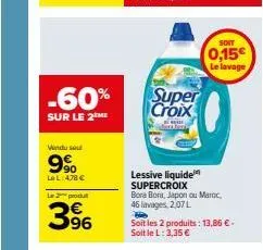 lessive liquide super croix