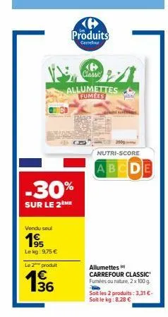 allumettes carrefour