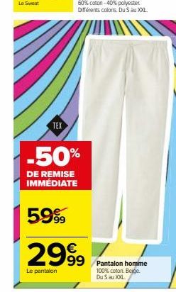 pantalon homme 