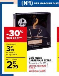 café moulu Carrefour