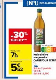 huile d'olive vierge Carrefour