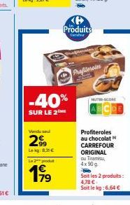 profiteroles Carrefour