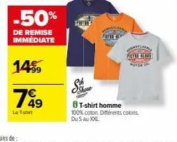 -50%  de remise immédiate  14%9  7849  le t-shirt  mmstivan forth koas motor o  8 t-shirt homme  100% coton. différents colors. du sau xxxl 