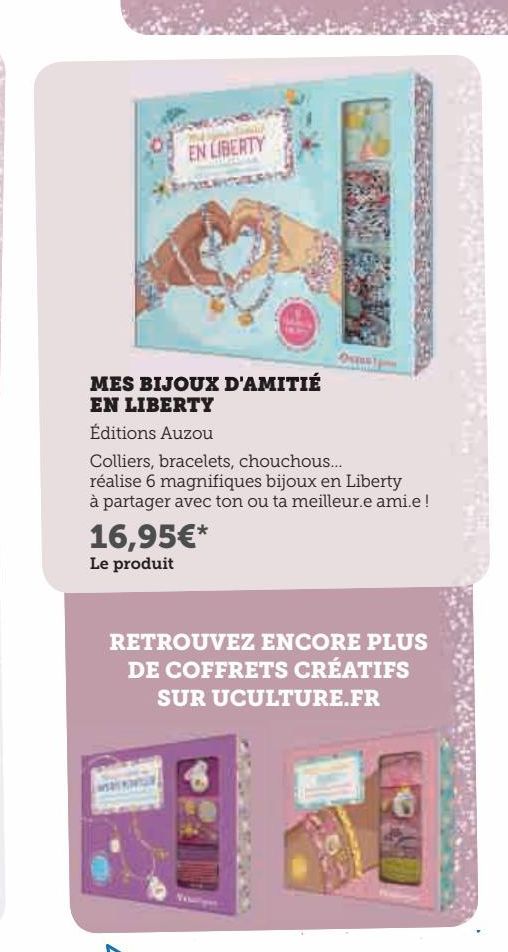 Mes bijoux d`amitié en liberty