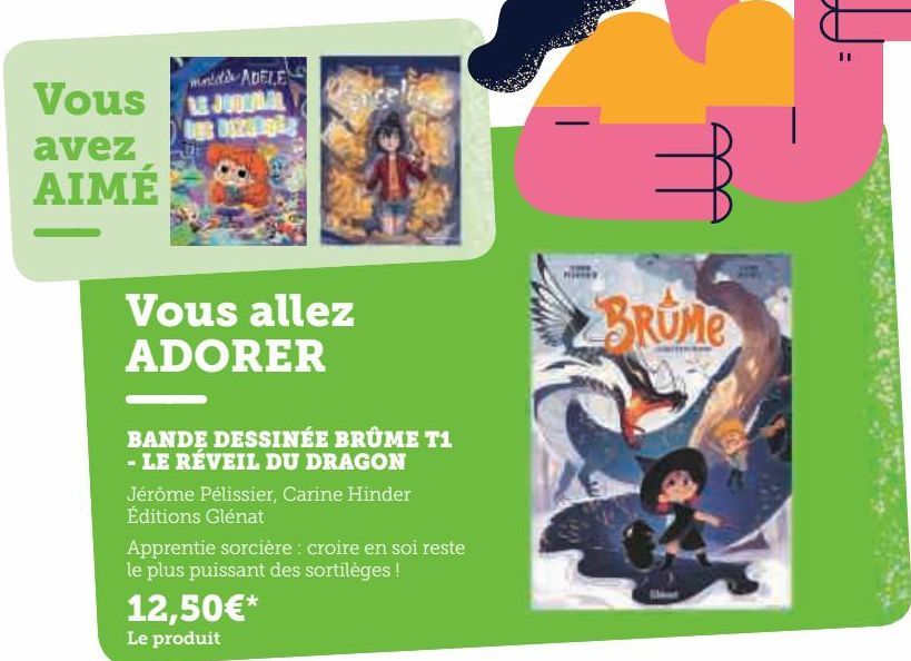 Bande dessinée brume T1 - le réveil du dragon